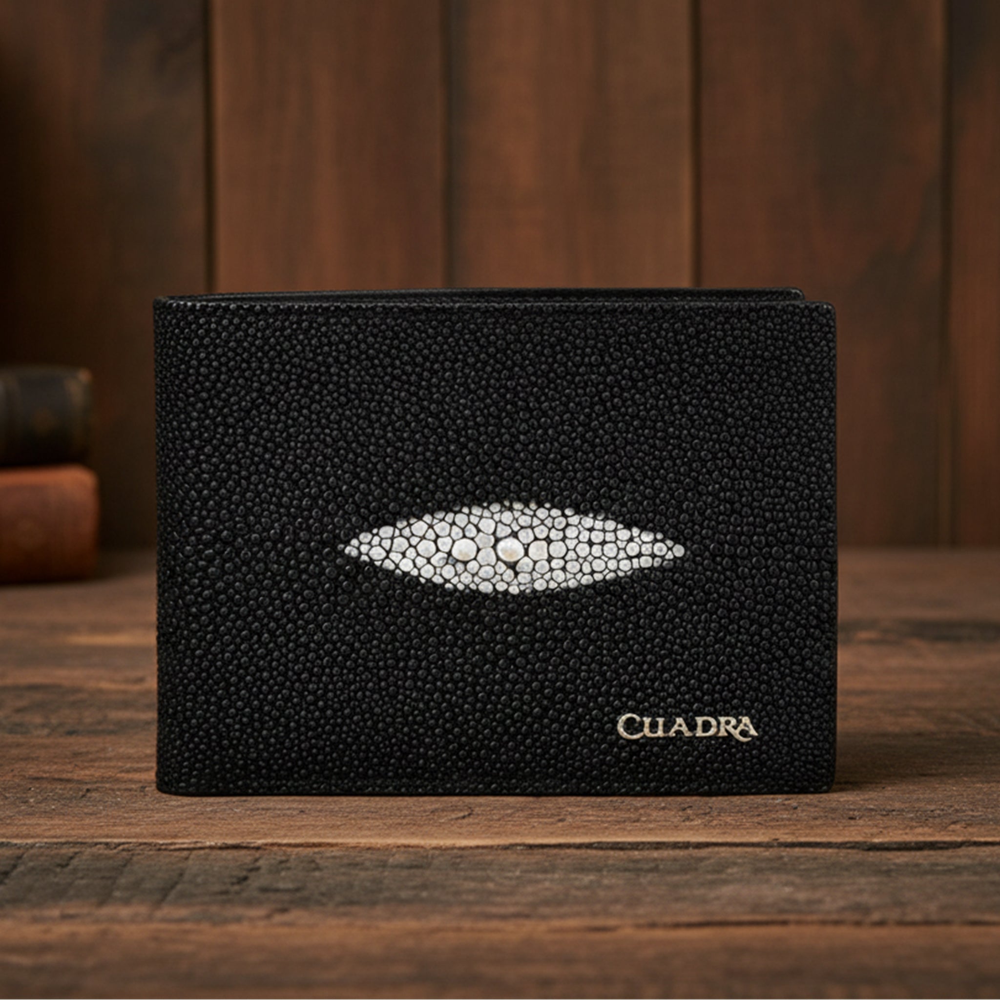 Cartera en Piel Genuina de Mantarraya