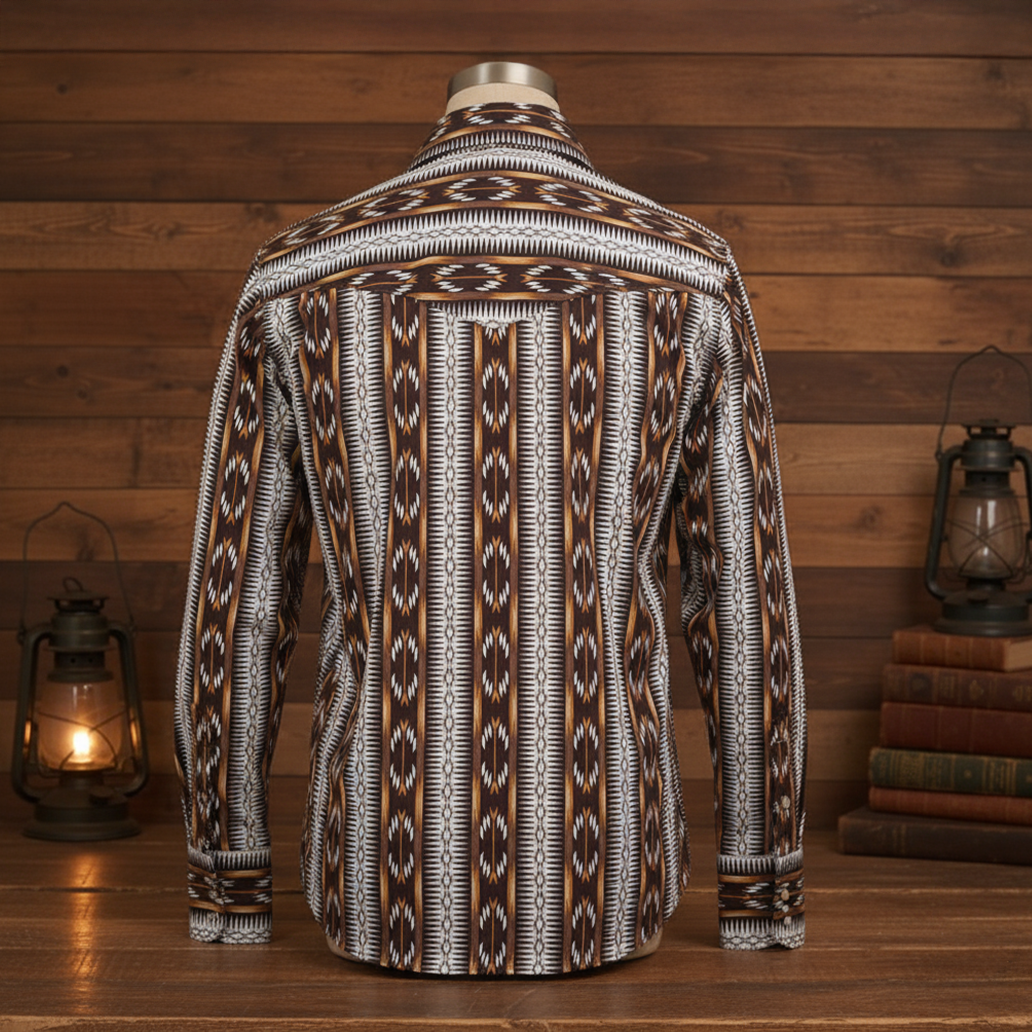 Camisa Vaquera Wrangler Hombre Checotah Regular Manga Larga 909